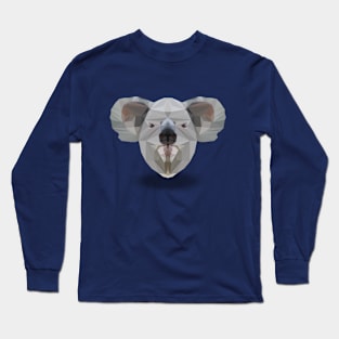 LowPoly Koala Long Sleeve T-Shirt